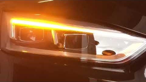 Audi A5 b9 DRL dim when indicating