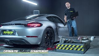 Porsche Cayman 718 Stage 2 Échappement Complet Et Reprogrammation Moteur 60Cv Et 80Nm