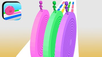 Layers Roll💥🌈❤️Gameplay All Levels iOS Android Mobile Game Walkthrough Update All trailer