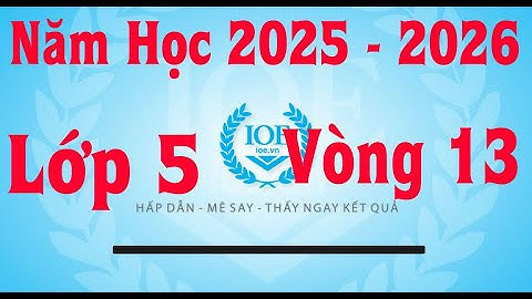 Đáp Án IOE Lớp 5 Vòng 13 Năm Học 2025-2026
