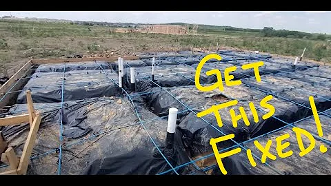 Pre-pour disasters they gotta get right! Yes, this is how they do it around Austin