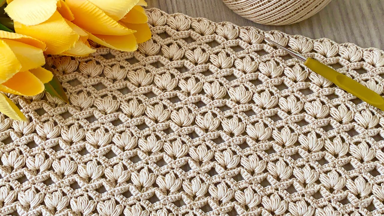 🧶Very Stylish Crochet Pattern Only 4 Rows❗️Simple Blouse Tutorial