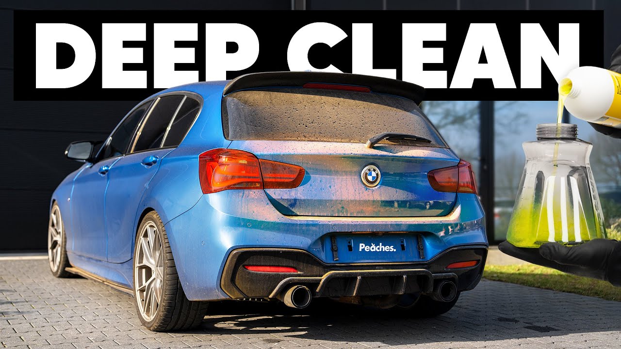 Cleaning a DIRTY BMW 1 Series - Exterior Wash & Wheel Coating