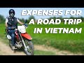 The cost of a road trip in vietnam