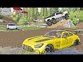 SUPER CAR MUDDING! | $250,000 CAR STUCK | FARMING SIMULATOR 2019