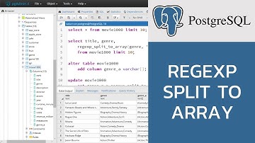 สอน PostgreSQL: การแบ่งข้อความที่มีตัวคั่นเป็น array ด้วย regexp_split_to_array