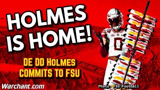 DD Holmes Commits to FSU! | Florida State Football Recruiting 2024 | Warchant TV #FSU