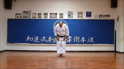 Kihon Kata - Wado Ryu 1st Kata - Wado Ryu Hon Dojo - Karate video