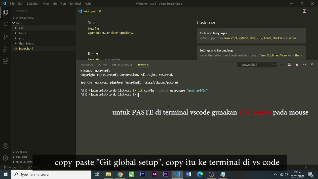 #4 Vscode Git 1 - YouTube