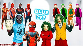 What If All Spider-Man in 1 HOUSE ? || Hey NEW HERO, Take Nerf Gun And Go To Trainning ! (Action)