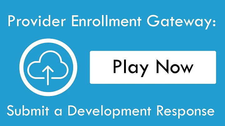 Provider Enrollment Gateway: Submit a Development Response - DayDayNews