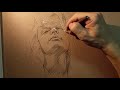 Sketch Drawing / Phát Họa Chân Dung Bằng Chì Trắng /DP truong