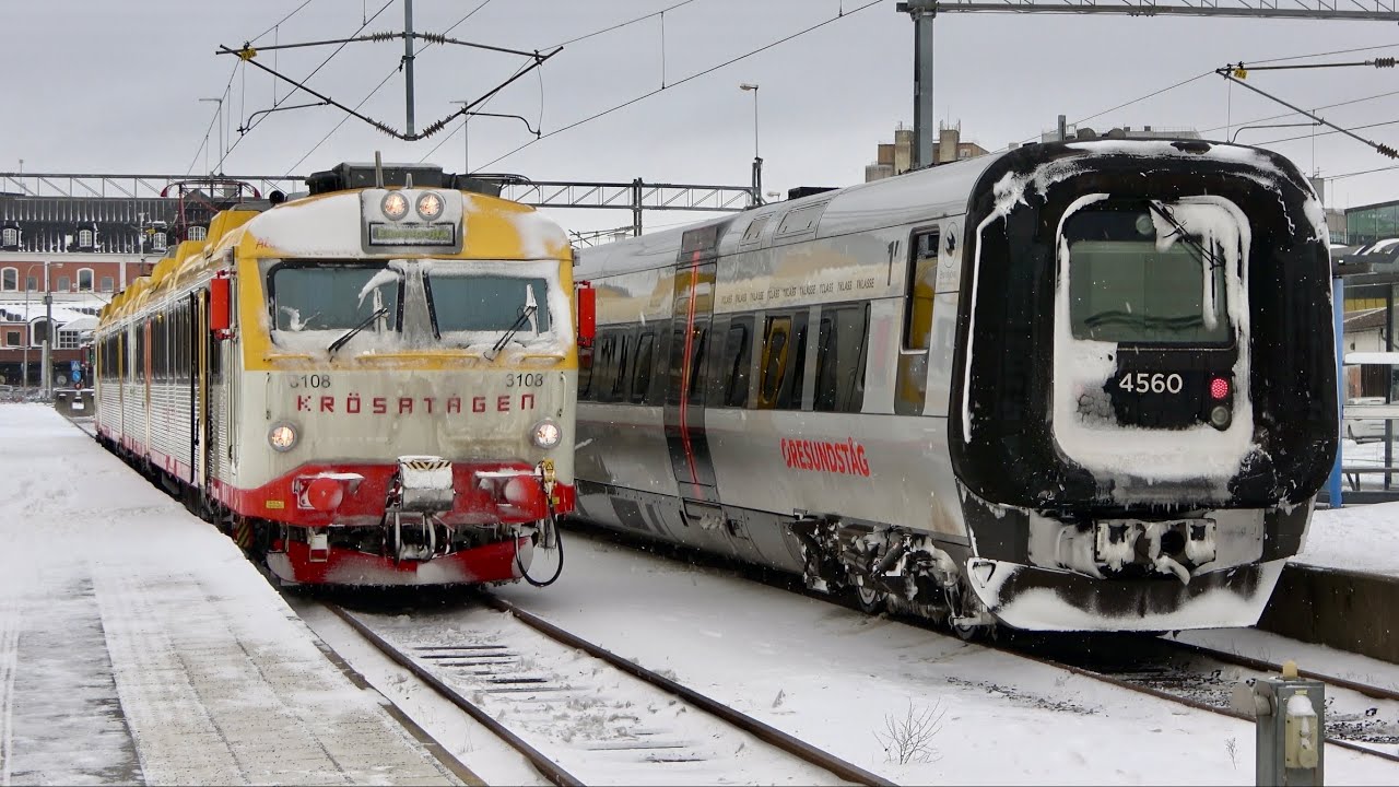 Swedish trains part 98 - Kalmar Central