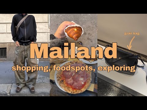 48h Mailand Shopping Vlog I foodspots, streetwear & vintage shoppen & exploren I Milano Vlog