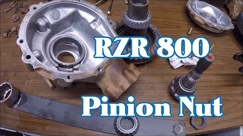 Rzr 800 Pinion Nut + More Upgrades = Lost Footage