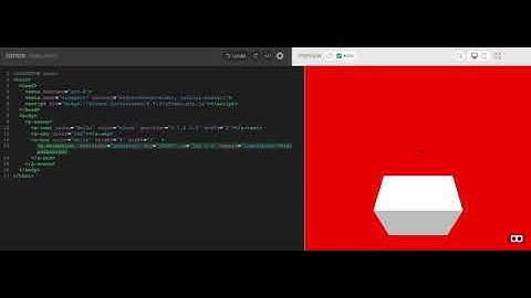 Second WebVR using A-Frame- adding rotation