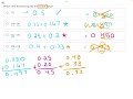 Fractions and Decimals Practice 1 Solution 3 v2