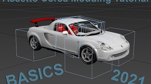 Assetto Corsa Modding Tutorial UPDATED 2021: Basics (3dsmax, kseditor, adding objects)