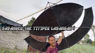 LAYANGAN GAPANGAN PEGON, SAYAP BULAT SUARA MIRIP HELIKOPTER