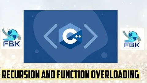 Recursion and Function Overloading