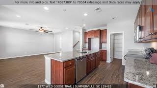 Priced at $325,000 - 1377 Wild Goose Trail, Summerville, SC 29483