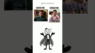 Overacting and Method Acting difference #shorts