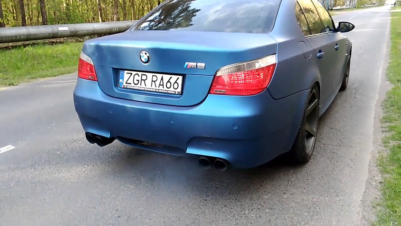 BMW M5 e60 MG Motorsport Race Exhaust YouTube