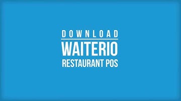 Waiterio Restaurant POS-New generation POS