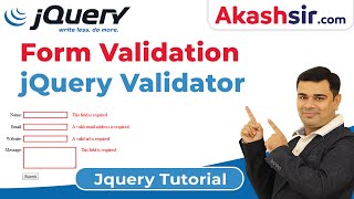 Form Validation using Jquery Tutorial in Hindi