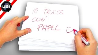 ✔ 10+1 Trucos con Papel | Truco Apuesta Magia