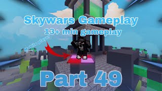 13 min Skywars Gameplay! || Roblox bedwars