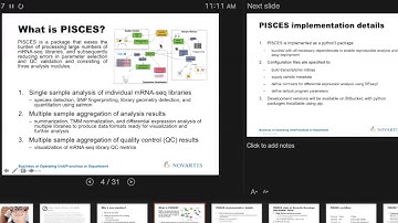 Matt Shirley -- PISCES: alignment free RNA-seq quantiation and QC pipeline