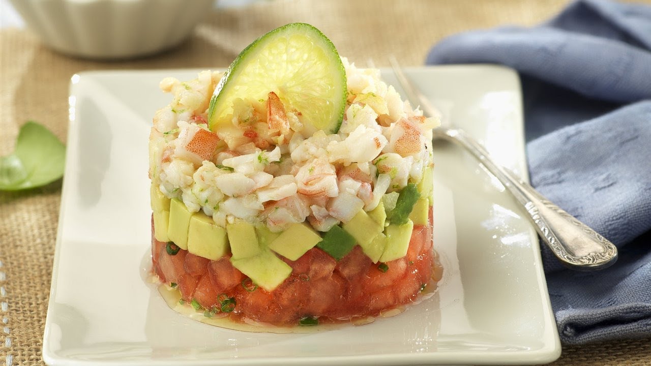 Tartar de langostinos y aguacate, un entrante de lujo en solo 20 minutos