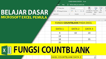 Cara Menghitung Sel Kosong di Excel dengan COUNTBLANK | Tutorial Excel untuk Pemula