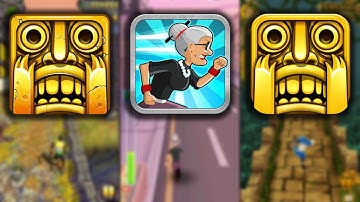 Temple Run 2 Sky Summit Vs Angry Gran Run Vs Temple Run - Endless Run Gameplay