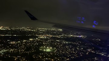 Breeze Airways Airbus A220-300 landing at Tampa International Airport 