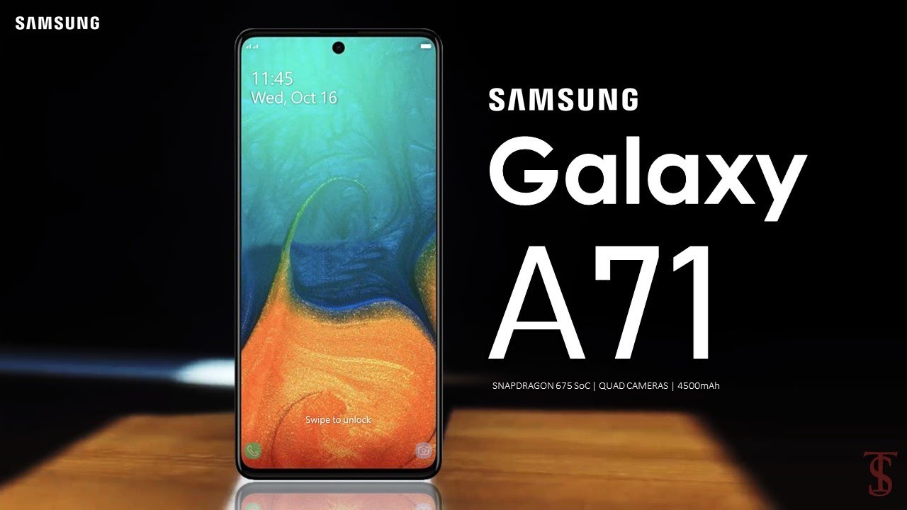 Samsung Galaxy A71 First Look, Design, Specifications, 8GB RAM, Camera,  Features - YouTube