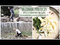 Outside Maintenance ~ Spring Clean up ~ Spring Food Idea ~ Dandelion Gravy Recipe