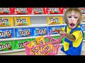 KiKi Monkey go shopping M&M Chocolate Candy at store and eat fruits with ducklings |KUDO ANIMAL KIKI