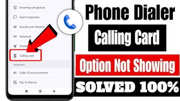 calling card option not showing in phone dialer (new update)| google dialer calling card not showing