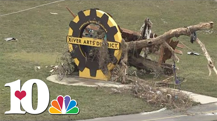Businesses in the River Arts District in Asheville, NC see heavy damage