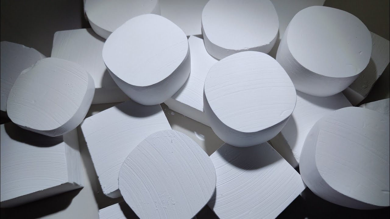 Pure white crunchy chalk丨纯白健身房粉笔丨ASMR