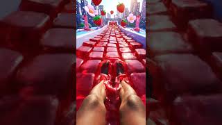 ASMR AI Fantasy Slides : Strawberry Jelly Cube #aiasmr #pov #slide