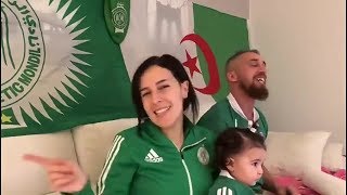 جزائرية تغني مع زوجها أغنية الرجاء البيضاوي روعة 😍💚❤ screenshot 5