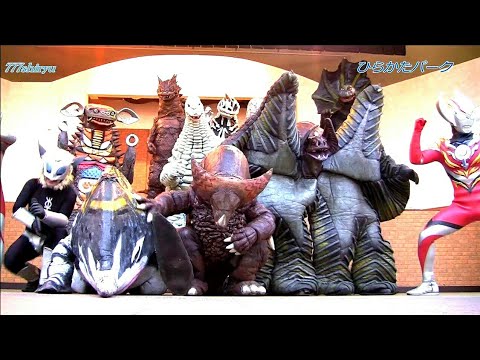 ウルトラマン 第２回ウルトラ怪獣大集合ひらパー ウルトラマンオーブ ジャミラ ジラース ギャンゴ シーボーズ グビラ ゴモラ レッドキング ペスター ウルトラヒーローショー Ultraman Youtube