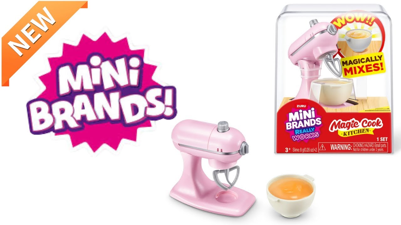 *НОВИНКА* Наборы для приготовления блюд Mini Brands «Really Works Magic Cook Kitchen» от @ZuruToy...