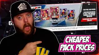 Pack Prices Have Decreased Are 2K Ok? | WWE 2K26 MyFaction