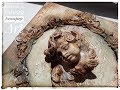 Antykowana ramka z aniołem #tutorial (Antiquated frame with an angel)