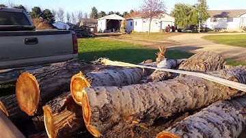 How To Unload Logs Without a Hoist | Part 1