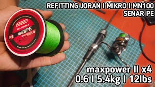 senar pe maxpower II 0.6mm I 5.4kg I 12lbs